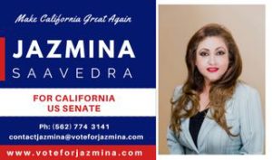 Vote for Jazmina Saavedra for US Senate